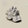 Nuove Scarpe da Papà Scarpe Casual da Donna con Suola Spessa e Rialzo Scarpe Sportive Traspiranti