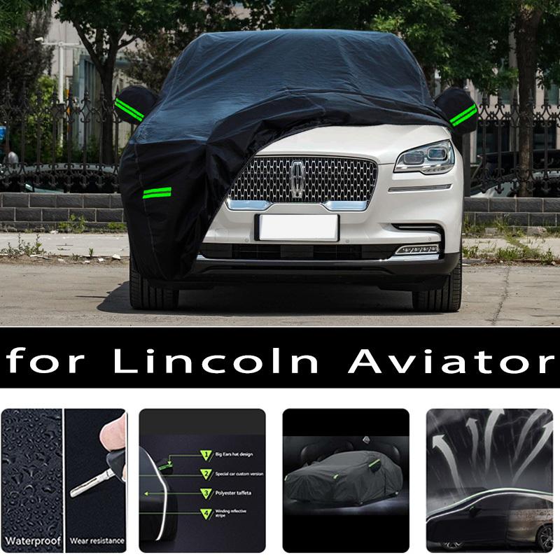 For Lincoln Aviator Outdoor Protection Full Car Covers Snow Cover Sunshade Waterproof Dustproof Exterior Car Accessories