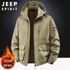 JEEP SPIRIT Men's Fleece Lined Thickened Winter Jacket