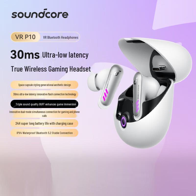 

SoundCore VR P10 Ultra-Low Latency True Wireless Gaming Headset