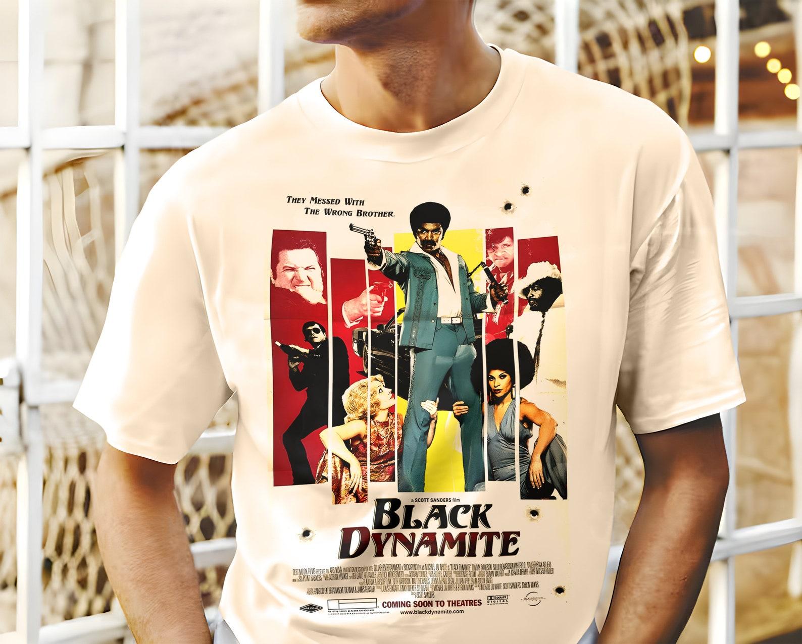 Black Dynamite V7 Movie Poster Classic Movie Unisex T Shirt all sizes S-5XL L