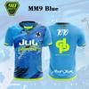 90 Minutes Serie MM9 JUL Fodboldtrøje Herre Sommer Udendørs Sport Hurtigtørrende Trøje Fitness Træning Rundhals T-shirt