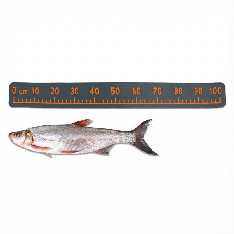 Dark Gray Theme 100cm EVA Foam Fish Measure Ruler Adhesive Tape for Fishing Boat Kayak Cooler Box Angling Ruler Tool Accessory 7