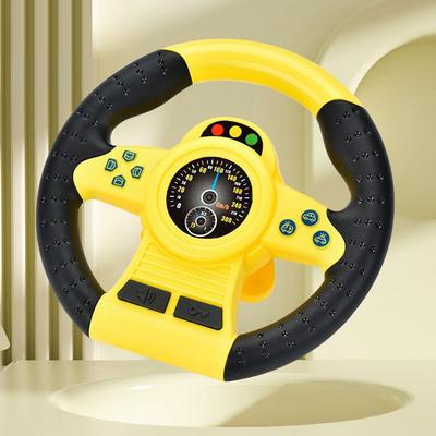 Juguetes de Volante de Simulación de Rotación de 360 ° Montessori Juguete de Coche de Simulación de Conducción Juguetes Educativos
