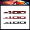 3D Premium 400 for Car Hood Fender Trunk Tail Rear Bonnet Nameplate Decal Emblem Badge Sticker