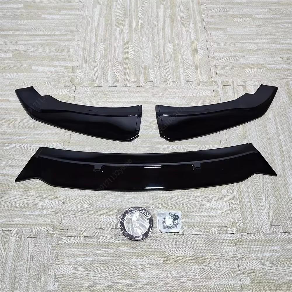 3Pcs For BMW 1 Series F20 F21 116i 118i 120i 2011-2019 Car Front Bumper Lip Spoiler Splitter Diffuser Accessories Body Kit Cover