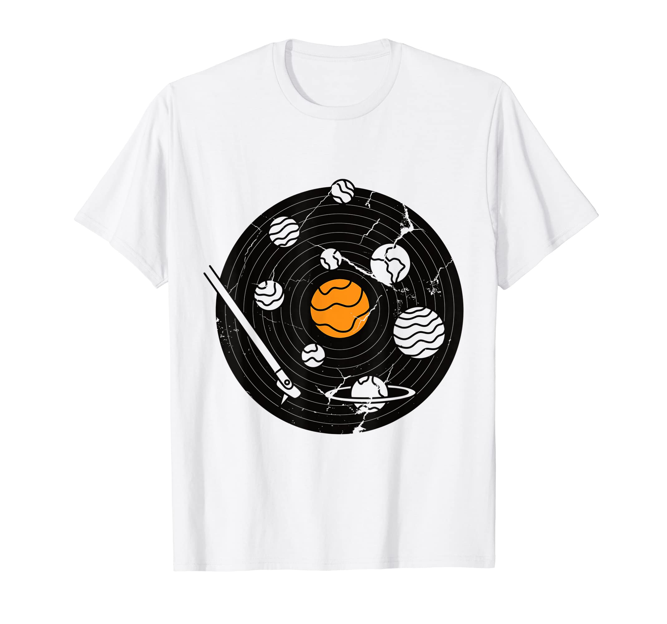 

solar system planet solar system record t-shirt