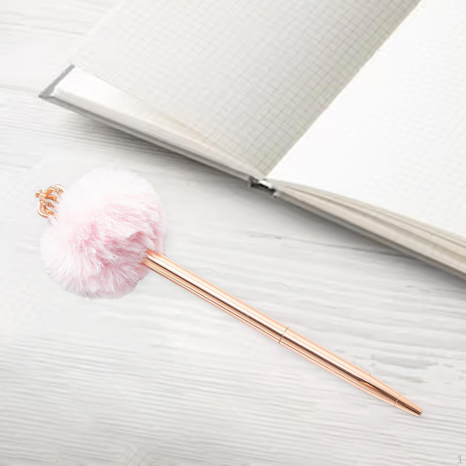 

Crown Ballpoint Ball Pen Collection for Students Lightweight Stationery Home Use розовый