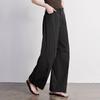 Chuyu Women's High-Waist Wrinkled Casual Pants