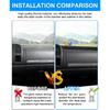 Autorder Dashboard Cover Mat For 2007-2013 Chevy Chevrolet Silverado/GMC Sierra With Two Glove Boxes Accessories Dash Cover Flannel Dash Mat Sunshade