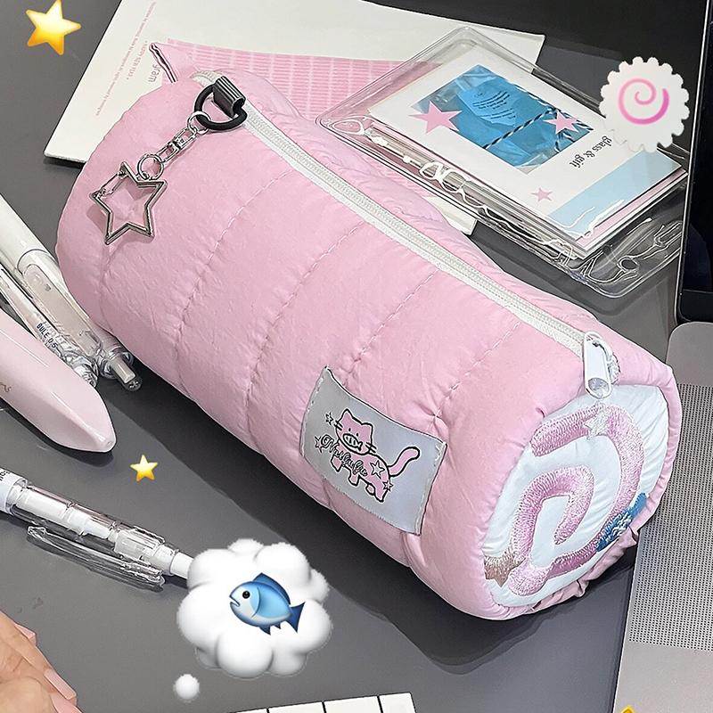 Multifunctional Makeup Pouch Large Capacity Pencil Cases For Women Girls Cute Cartoon Storage Bag Stationery School Supplies