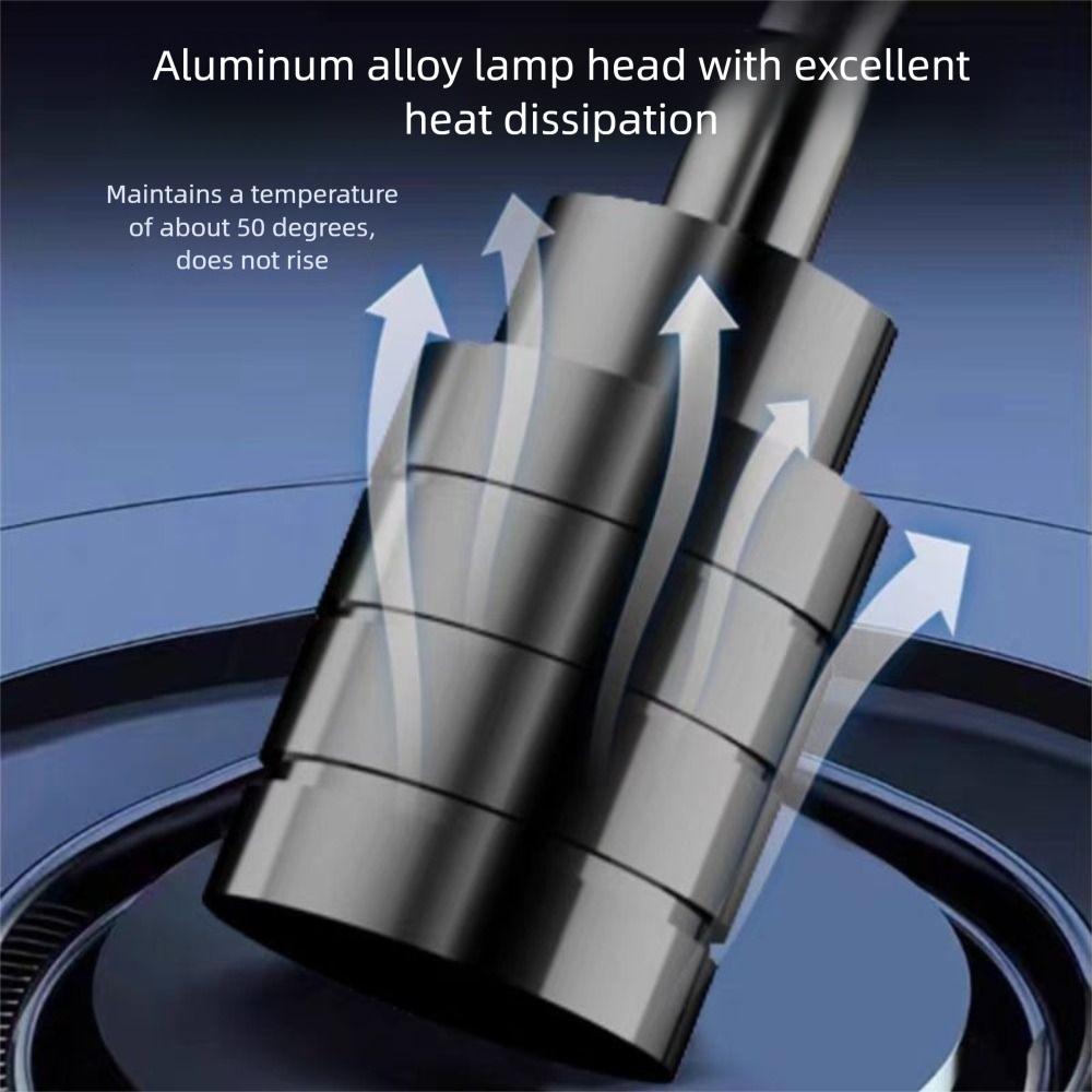 Adjustable Zoom Mini Clip-on Aquarium Lamp Adjustable Focus Spotlight  South American Fish Tank