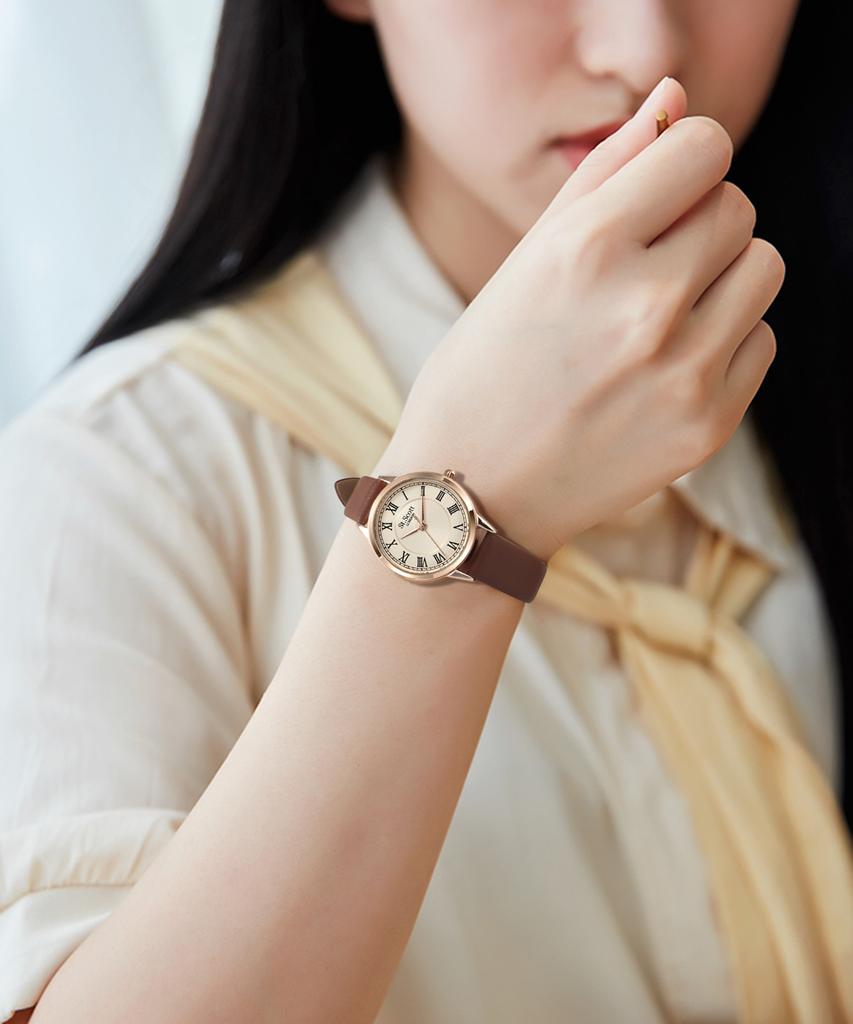 Seinteuseukoteuleondeon Argente Watch - Chocolate Brown / St5307Rrr