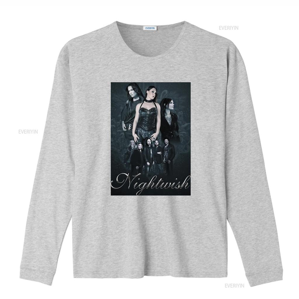 Nightwish Band Members Cotton Black T Shirt for Men in All Sizes vintage Washed Versatile Top For Everyday Wear