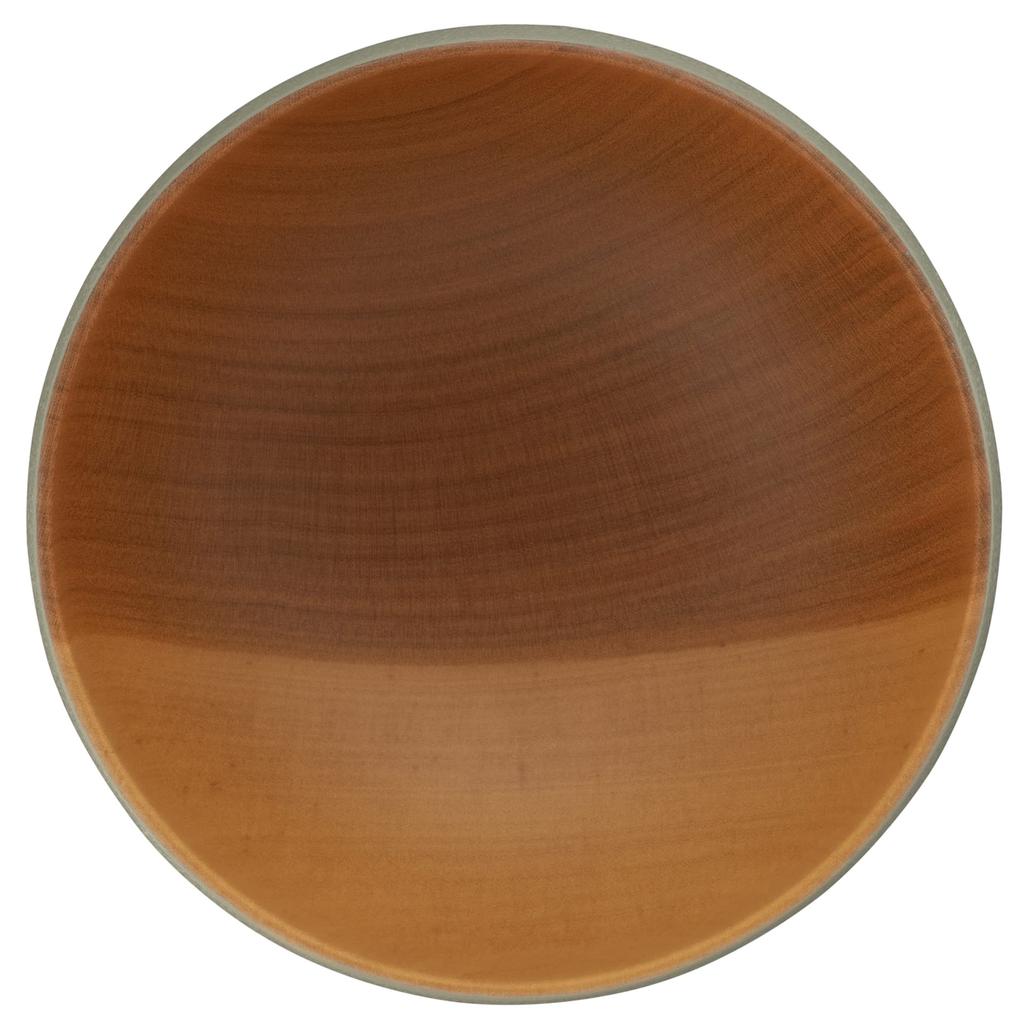 Yamanaka Lacquerware Shirasagi Woodwork Soup Bowl, Shirasagi Bowl, Medium, Approx. 11cm, sibo, Sakura, Natural x Green, Made in Japan