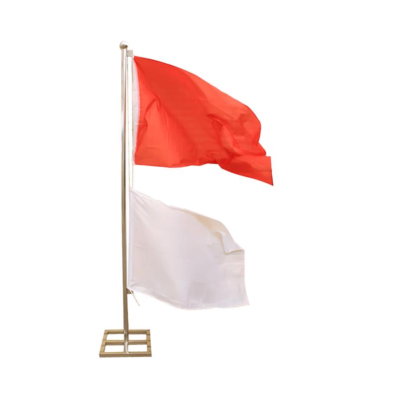 Adjustable Red & White Training Signal Flag