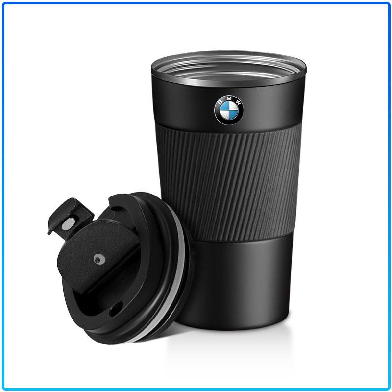 500ml Stainless Steel Coffee Tumbler Thermos Cup Portable Travel Thermal Mug For BMW M Performance 1 3 5 7 Series M3 M4 M5 M6 X1 X3 X5 X6 X7 E30 E34