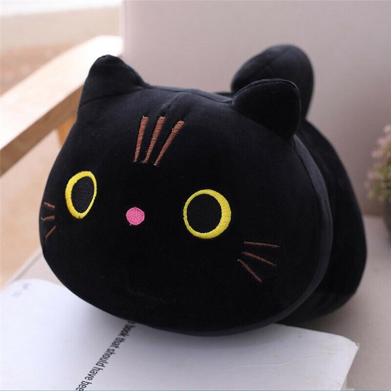 Delightful Cartoon Plush Toy Cat Pillow Soft Cushion Perfect For Kids And Gift Giving