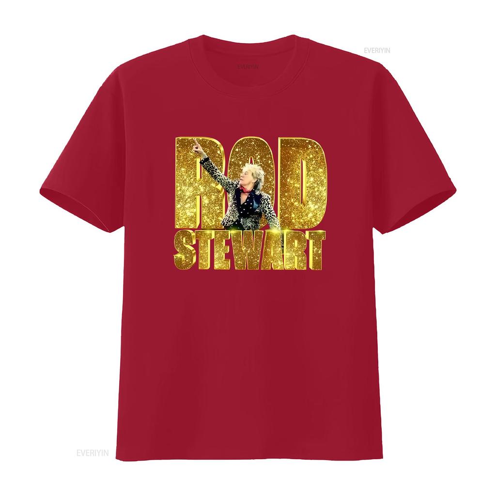 Nadir Rod Stewart 2025 Siyah Pamuklu Tüm Bedenler S 345xl Tişört Hrn168 Vintage Yıkanmış Yumuşak Tasarımcı Giyim Rahat Vintage