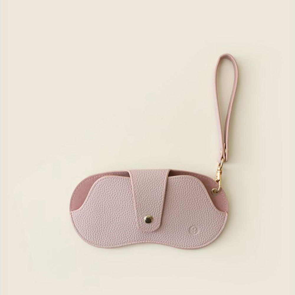 PU Cloud Shape Spring Sheet Glasses Bag Automatic Closing Sunglasses Bag Portable Eyeglasses Storage Protective Cover Wallet