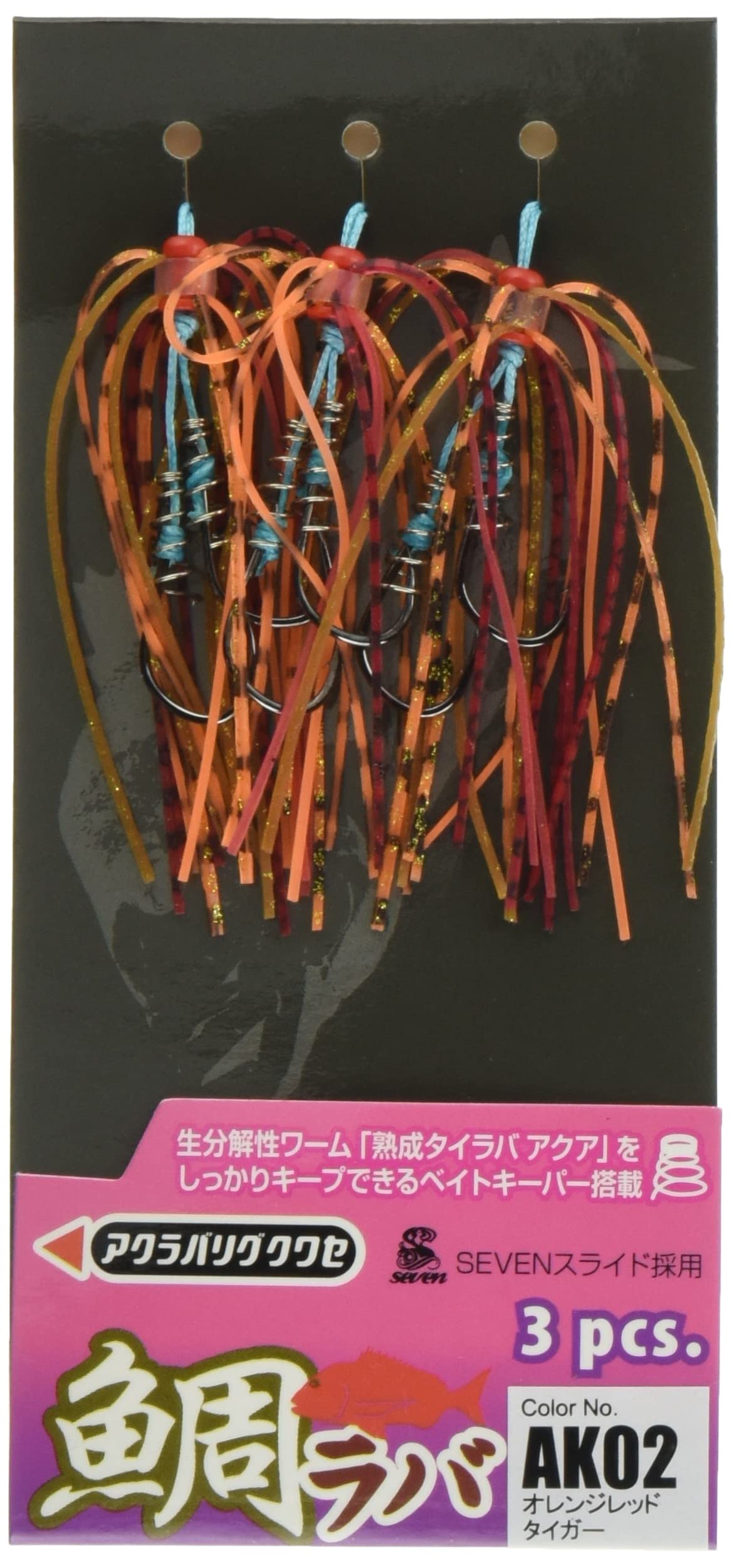 

Ecogear Akra Bali Kuwase AK02 Оранжевый Красный Тигр.