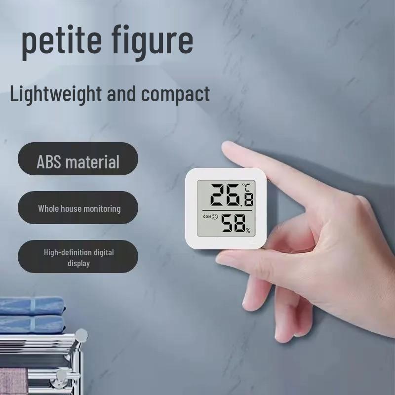 TikTok High-Precision Wall-Mounted Indoor Thermo-Hygrometer for Baby Room