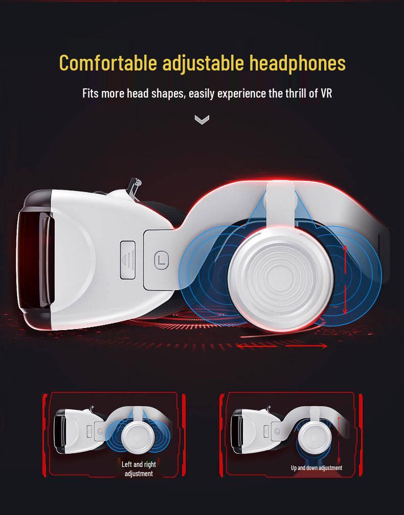 All-in-One VR Headset: Mobile 3D Cinema & Gaming Experience