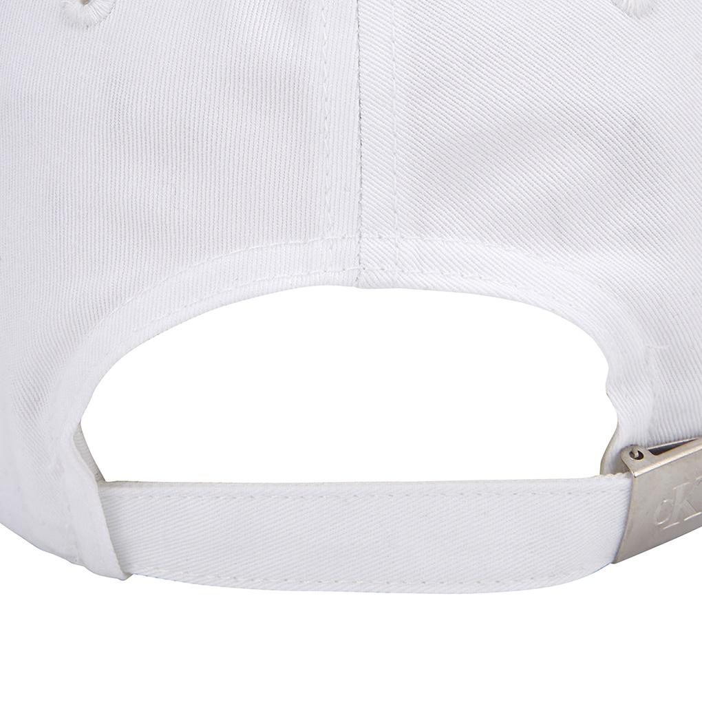 Calvin Klein Monogram Embroidered Ball Cap White / HX0263391_FLCKEA1H02