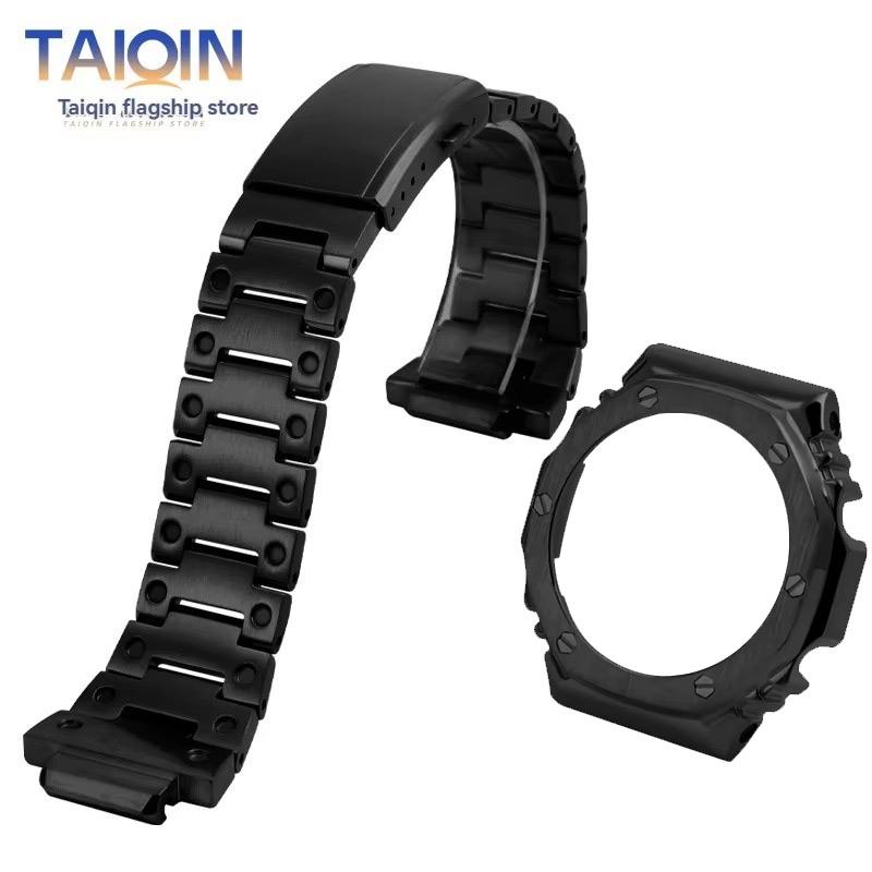 GA2100 Pulseira de Caixa de Metal Para Casio G-SHOCK ga2100 GA2110 GA-B2100 Pulseira de Relógio de Aço Inoxidável Modificação Acessórios de Bisel Sólido