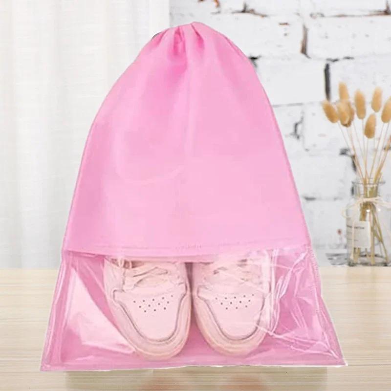 20 Stück Reise-Schuhtaschen Staubdichte Kordelzug-Aufbewahrungstaschen Vliesstoff-Beutel Schuh-Organizer Reise-Schuhbeutel-Organizer Tragbar