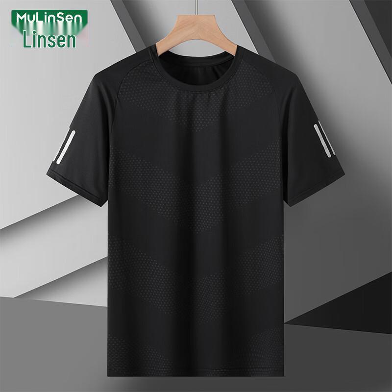 MULINSEN Men s Ice Silk Quick-Dry Sports T-Shirt 3XL
