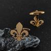 Iris Metal Brooch, Men's Suit Elegant Stainless Steel Badge, Women's Pin Corsage, Backpack Classic Style Decorations.
