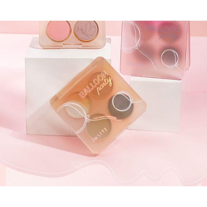 INSITI - Balloon Party Quad Eyeshadow Palette - 3 Types
