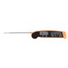 LCD Digital Food Thermometer with Foldable Probe Kitchen Cooking BBQ Grill Temp Tester Black
