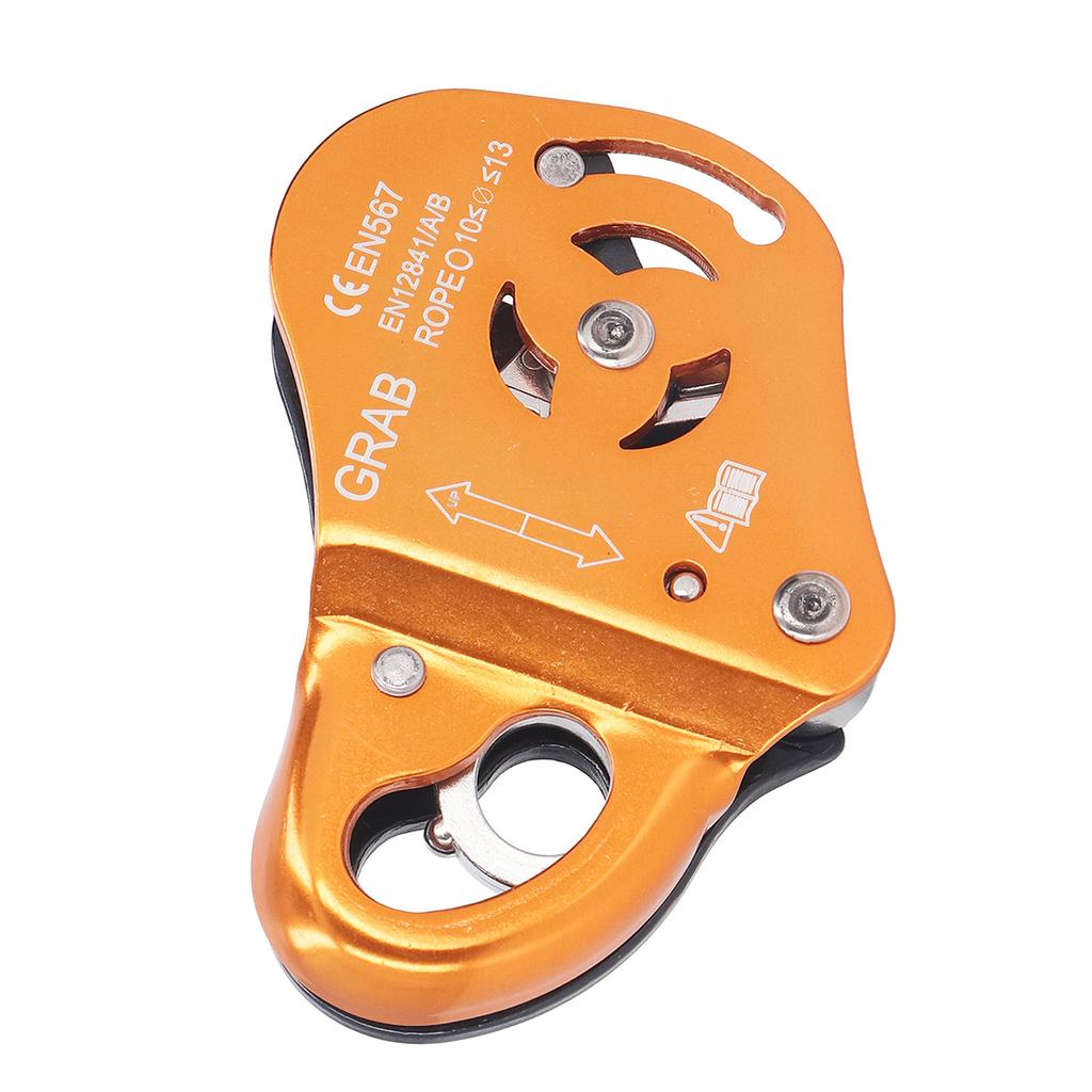Outdoor Mountaineering Movable Rope Grabber Climbing Self Locking Fall Arrester Descending Protector