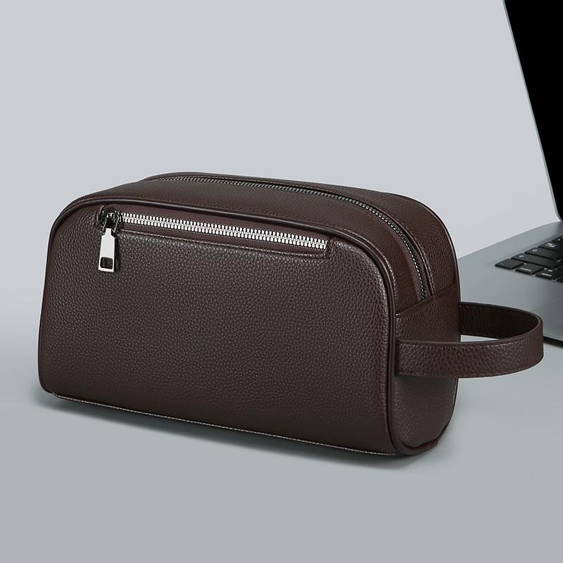 New Men's Handbag with Password Lock, Stylish Large Capacity Casual Multi Pocket Clutches for Men Wallet