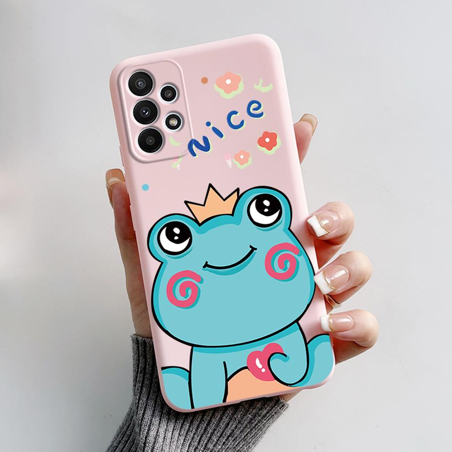 For Samsung Galaxy A53 5G Case Cover SM-A536B Stylish Painted Silicone Soft Protector Cover For Samsung A23 A33 A73 5G A 53 Capa