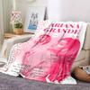Ariana Grande'S Artwork Blanket Soft Throw Blanket For Home Bedroom Bed Sofa Travel Office Solid Christmas Blanket