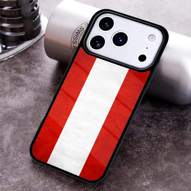 Austria Flag Phone Case For iPhone 17 16 15 14 13 12 11 Pro Max Plus 17Air Soft Silicone Cover