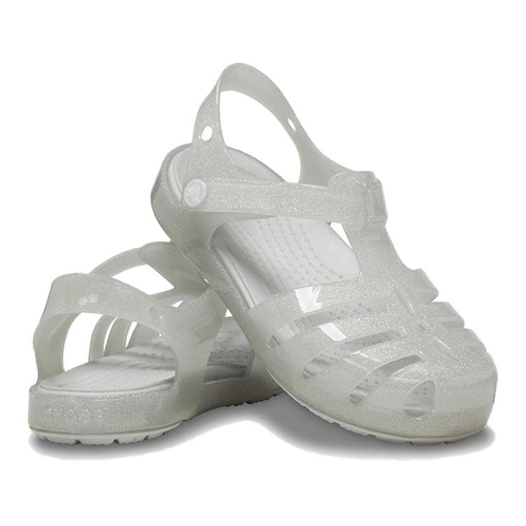 Crocs Comfortable Versatile Durable Non-Slip Breathable Lightweight Sandals Baby Sandals White 208444-0IC