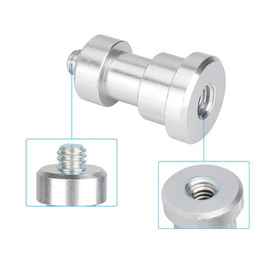 5pcs Aluminum Metal Light Stand Holder Set Featuring 1/4-20 Male To Female Screw Adapter for Wide Application