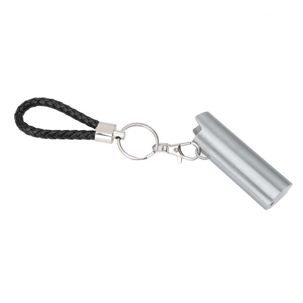 Lighter Holder Keychain with Spring Clip Retractable Metal Portable for Backpack ket