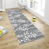 American Retro Long Hallway Rug - Easy To Clean, Large Area, Flat Lay, Perfect for Living Room or Sofa.