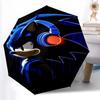 Printed Sonic the Hedgehog Printed Folding Umbrella,Outdoor,Leisure,And Travel Umbrella,Durable Umbrella Fabric,Birthday And Holiday Gift