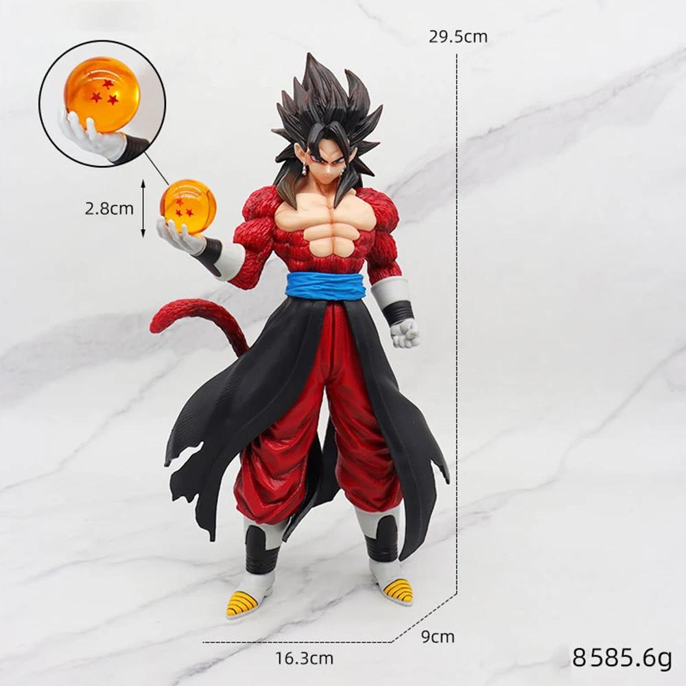 30Cm Anime Dragon Ball Gogeta Ssj4 Figure Super Saiyan 4 Son Goku Vegeta Figurine Pvc Action Figures Model Toy For Children Gift