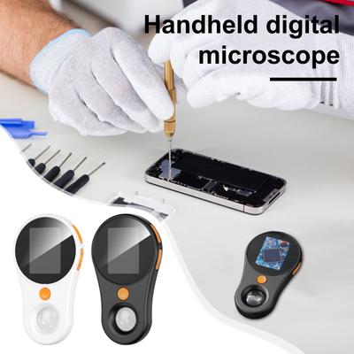 El Tipi Dijital Mikroskop 2MP, 8 LED Işıklı Makro Dijital Mikroskop, 500X Büyütme, El Tipi Büyüteç