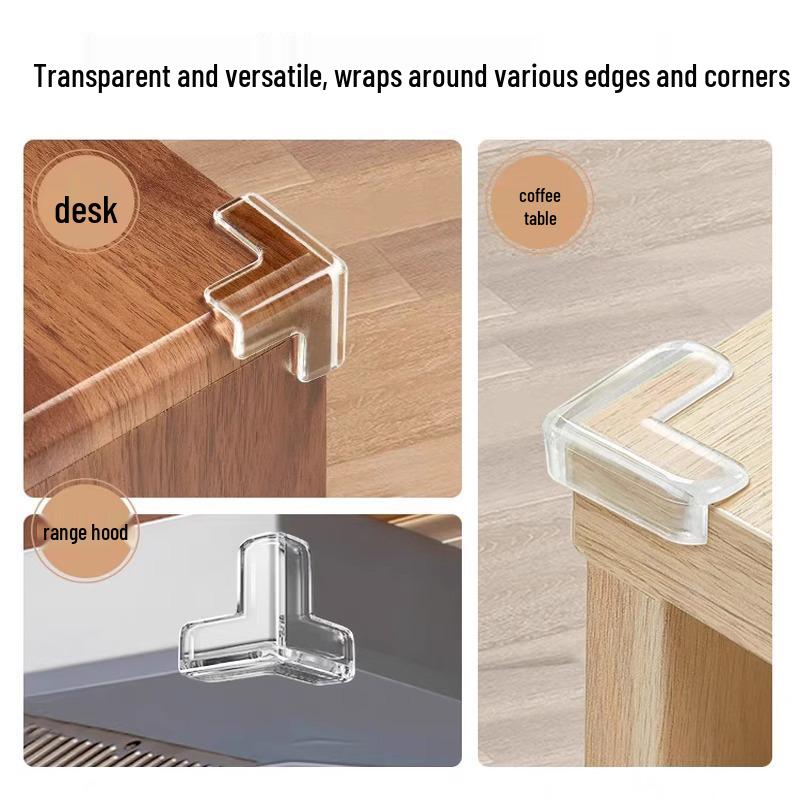 Transparent Silicone Soft Corner Protector Strip for Tables