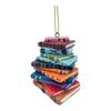 Stack of Books Christmas Ornaments Hanging Books Pendants for Books Reading Decor Bedroom Table Cabinet Living Room Farmhouse