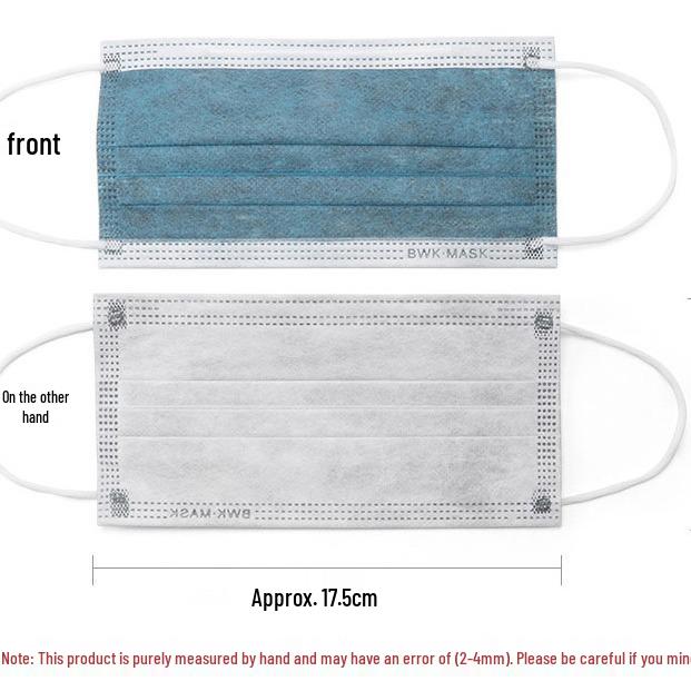 Bao Weikang F63 Four-Layer Activated Carbon Mask for Breathable Anti-Formaldehyde Protection K23 Box of 50