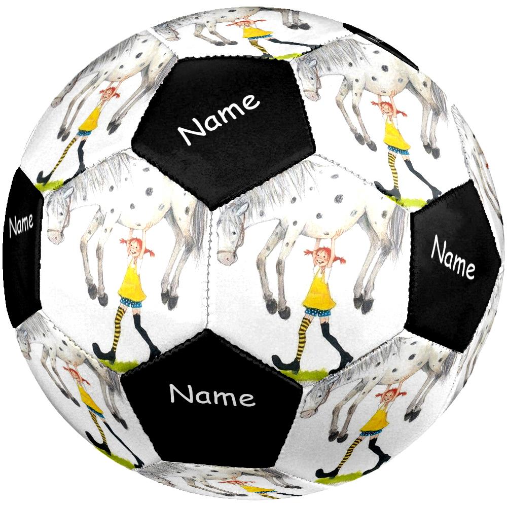 Custom Name Pippi Longstocking Theme Size 5 Soccer Ball, Suitable for Both Indoor and Outdoor Matches, a Gift Suitable for Everyone.